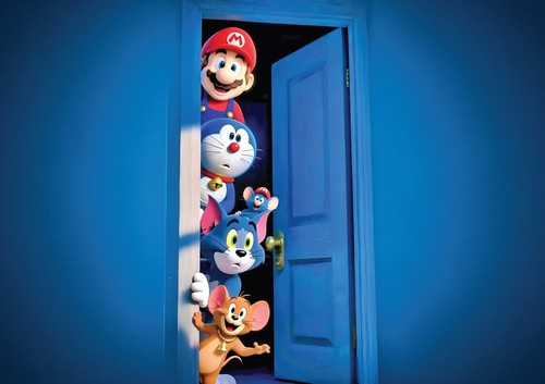 Blue door adventure poster - adventure,