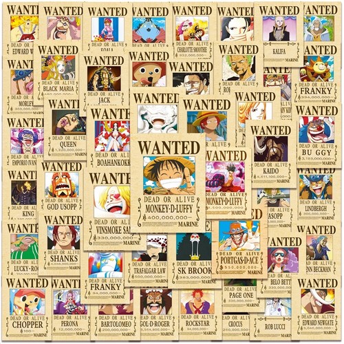 50x one piece poster anime - poster,