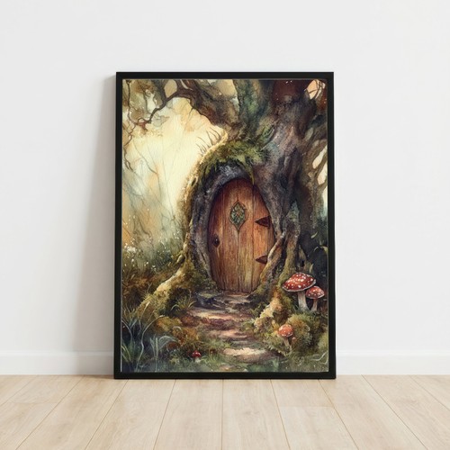 Enchanted woodland tree door - woodland,