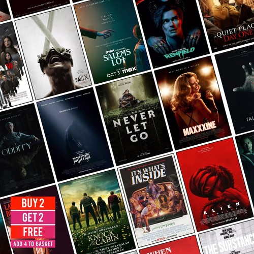 Horror movie poster modern - movie,