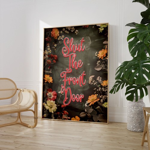 Shut the front - front, print