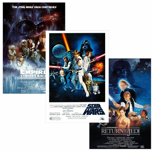 Metal star wars inspired signs - star,