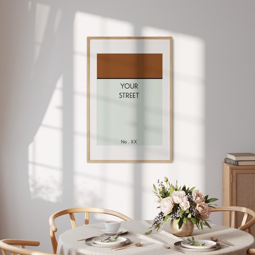 Property board style wall - property,