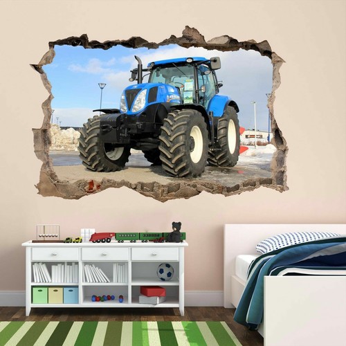 Modern tractor wall art - tractor,