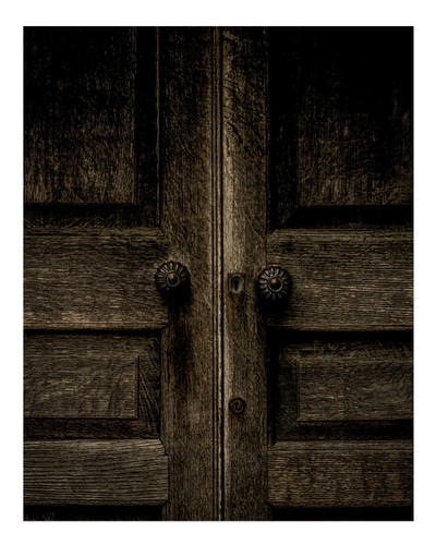 Rustic door texture poster - rustic,