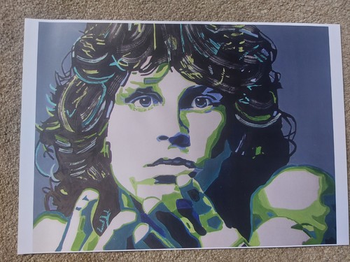 Jim morrison art poster - jim,